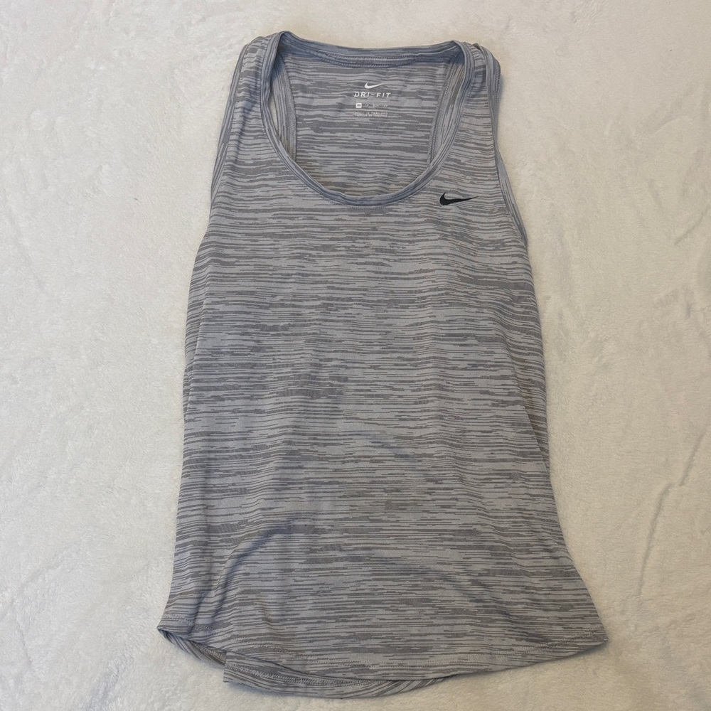 Nike Women's Heathered Gray Tank Top